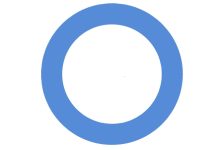 Blauwe cirkel is symbool van diabetes