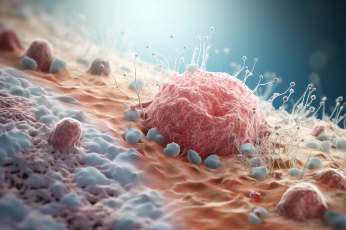 Extreme close-up of a melanoma, skin cancer treatment and prevention Extreme close-up of a melanoma, skin cancer treatment and prevention