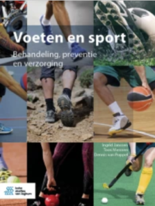 Cover boek voeten en sport
